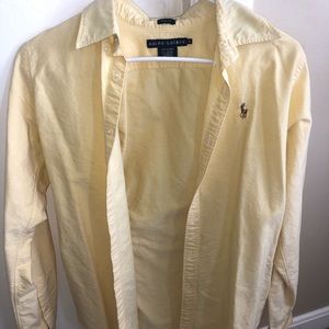 Yellow Ralph Lauren polo